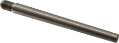 Value Collection - Size 7, 0.407" Large End Diam, Passivated Stainless Steel 3/8-24 Threaded Taper Pin - Grade 303, 18-8, 4 Pin Length - Exact Industrial Supply