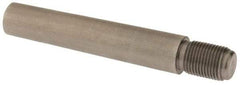 Value Collection - Size 10, 0.704" Large End Diam, Passivated Stainless Steel 5/8-18 Threaded Taper Pin - Grade 303, 18-8, 3-1/2 Pin Length - Exact Industrial Supply