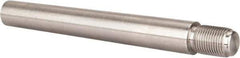 Value Collection - Size 10, 0.704" Large End Diam, Passivated Stainless Steel 5/8-18 Threaded Taper Pin - Grade 303, 18-8, 5 Pin Length - Exact Industrial Supply