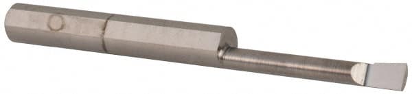 Scientific Cutting Tools - 0.12" Min Bore Diam, 0.8" Max Bore Depth, 3/16 Shank Diam, Boring Bar - Exact Industrial Supply