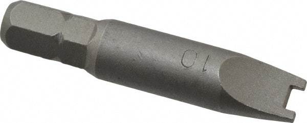 Value Collection - #10 Spanner Screwdriver Bit - 1-1/2" OAL - Exact Industrial Supply