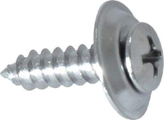 Value Collection - #10 Sems Oval Head Phillips Sheet Metal Screw - Steel, 3/4" OAL, Grade 2 - Exact Industrial Supply