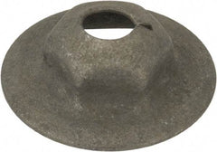Au-Ve-Co Products - 1/4-20, 13/16" OD, 7/16" Width Across Flats Washer Lock Nut - Zinc-Plated Spring Steel, For Use with Threaded Fasteners - Exact Industrial Supply