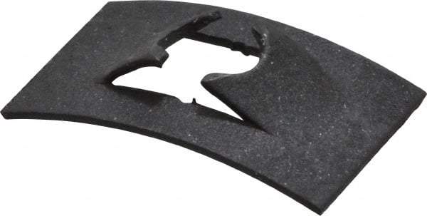 Value Collection - #6 to 32 Screw Size, 5/16" Long x 1/2" Wide, Rectangular Speed Nut - Spring Steel, Black Phosphate Finish, For Threaded Fasteners - Exact Industrial Supply