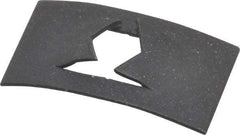 Value Collection - #10 to 24 Screw Size, 7/16" Long x 3/4" Wide, Rectangular Speed Nut - Spring Steel, Black Phosphate Finish, For Threaded Fasteners - Exact Industrial Supply