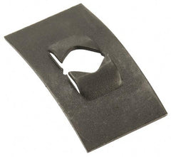 Value Collection - 1/4-20 Screw Size, 9/16" Long x 1" Wide, Rectangular Speed Nut - Spring Steel, Black Phosphate Finish, For Threaded Fasteners - Exact Industrial Supply