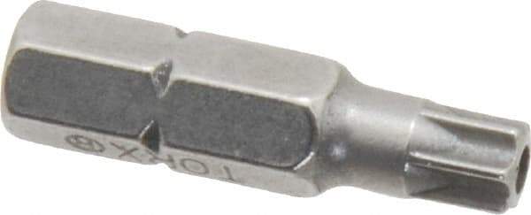 Value Collection - Tamper Resistant Torx Screwdriver Bit - 1" OAL - Exact Industrial Supply
