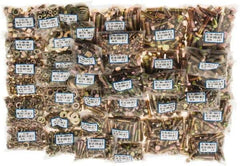 Value Collection - 2,875 Piece Bolt Assortment - 1/4-20 to 1/2-13 Thread, Grade 8 - Exact Industrial Supply
