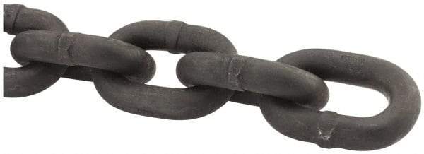 Peerless Chain - 5/8" Welded Alloy Chain - 18,100 Lb Capacity, Grade 80, Alloy Steel, Black Finish - Exact Industrial Supply