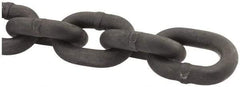 Peerless Chain - 5/8" Welded Alloy Chain - 18,100 Lb Capacity, Grade 80, Alloy Steel, Black Finish - Exact Industrial Supply