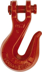 CM - 3/8 Inch Chain Diameter, Grade 80 Clevis Hook - Exact Industrial Supply