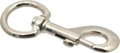 Value Collection - 4-5/16" Long Oval Swivel Eye Bolt Snap - Zinc Alloy with 1/2" Snap Opening - Exact Industrial Supply