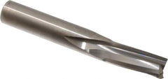 Onsrud - 1/2" Cutting Diam x 1-1/8" Length of Cut, 3 Flute, Downcut Spiral Router Bit - Uncoated, Right Hand Cut, Solid Carbide, 3-1/2" OAL x 1/2" Shank Diam, Three Edge, 10° Helix Angle - Exact Industrial Supply