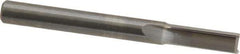 Onsrud - 1/4" Diam, 1/4" Shank Diam, 3/4" Length of Cut, 2 Flute Double Edge Straight Router Bit - 2-1/2" Overall Length, Right Hand Cut, Solid Carbide - Exact Industrial Supply