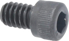 Unbrako - 1/4-20 UNC Hex Socket Drive, Socket Cap Screw - Alloy Steel, Black Oxide Finish, 3/8" Length Under Head - Exact Industrial Supply