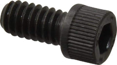 Unbrako - 1/4-20 UNC Hex Socket Drive, Socket Cap Screw - Alloy Steel, Black Oxide Finish, 1/2" Length Under Head - Exact Industrial Supply