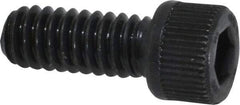 Unbrako - 1/4-20 UNC Hex Socket Drive, Socket Cap Screw - Alloy Steel, Black Oxide Finish, 5/8" Length Under Head - Exact Industrial Supply