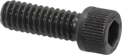 Unbrako - 1/4-20 UNC Hex Socket Drive, Socket Cap Screw - Alloy Steel, Black Oxide Finish, 3/4" Length Under Head - Exact Industrial Supply