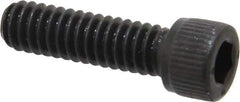 Unbrako - 1/4-20 UNC Hex Socket Drive, Socket Cap Screw - Alloy Steel, Black Oxide Finish, 7/8" Length Under Head - Exact Industrial Supply