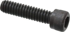 Unbrako - 1/4-20 UNC Hex Socket Drive, Socket Cap Screw - Alloy Steel, Black Oxide Finish, 1" Length Under Head - Exact Industrial Supply