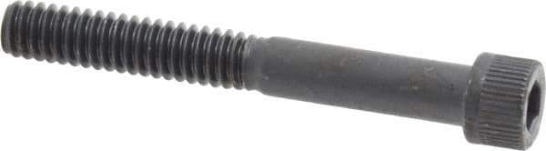 Unbrako - 1/4-20 UNC Hex Socket Drive, Socket Cap Screw - Alloy Steel, Black Oxide Finish, 2" Length Under Head - Exact Industrial Supply