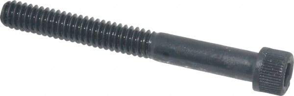 Unbrako - 1/4-20 UNC Hex Socket Drive, Socket Cap Screw - Alloy Steel, Black Oxide Finish, 2-1/4" Length Under Head - Exact Industrial Supply