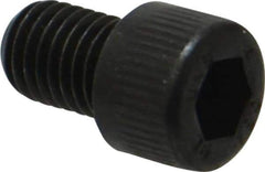 Unbrako - 1/4-28 UNF Hex Socket Drive, Socket Cap Screw - Alloy Steel, Black Oxide Finish, 3/8" Length Under Head - Exact Industrial Supply