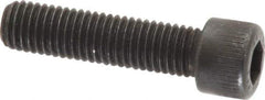 Unbrako - 1/4-28 UNF Hex Socket Drive, Socket Cap Screw - Alloy Steel, Black Oxide Finish, 1" Length Under Head - Exact Industrial Supply