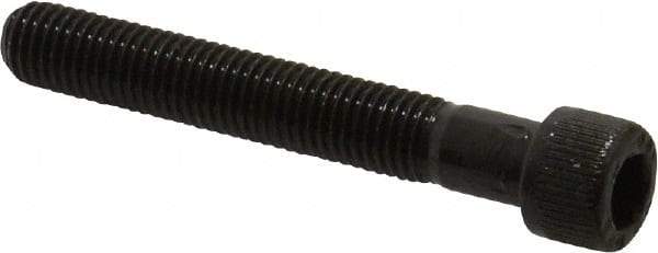 Unbrako - 1/4-28 UNF Hex Socket Drive, Socket Cap Screw - Alloy Steel, Black Oxide Finish, 1-3/4" Length Under Head - Exact Industrial Supply