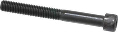 Unbrako - 1/4-28 UNF Hex Socket Drive, Socket Cap Screw - Alloy Steel, Black Oxide Finish, 2-1/4" Length Under Head - Exact Industrial Supply