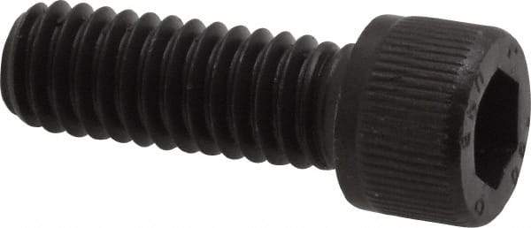 Unbrako - 5/16-18 UNC Hex Socket Drive, Socket Cap Screw - Alloy Steel, Black Oxide Finish, 7/8" Length Under Head - Exact Industrial Supply