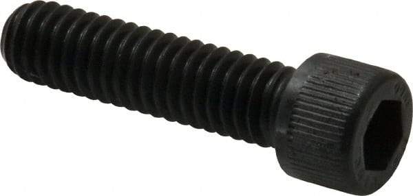 Unbrako - 5/16-18 UNC Hex Socket Drive, Socket Cap Screw - Alloy Steel, Black Oxide Finish, 1-1/4" Length Under Head - Exact Industrial Supply