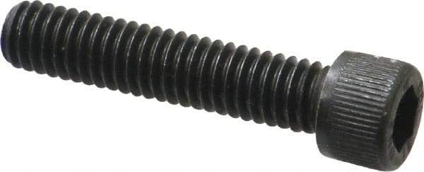 Unbrako - 5/16-18 UNC Hex Socket Drive, Socket Cap Screw - Alloy Steel, Black Oxide Finish, 1-1/2" Length Under Head - Exact Industrial Supply