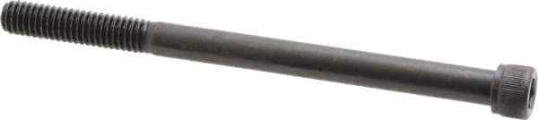 Unbrako - 5/16-18 UNC Hex Socket Drive, Socket Cap Screw - Alloy Steel, Black Oxide Finish, 4-1/2" Length Under Head - Exact Industrial Supply