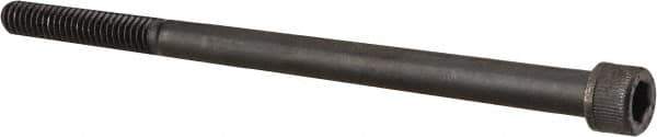 Unbrako - 5/16-18 UNC Hex Socket Drive, Socket Cap Screw - Alloy Steel, Black Oxide Finish, 5" Length Under Head - Exact Industrial Supply