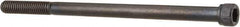 Unbrako - 5/16-18 UNC Hex Socket Drive, Socket Cap Screw - Alloy Steel, Black Oxide Finish, 5-1/2" Length Under Head - Exact Industrial Supply