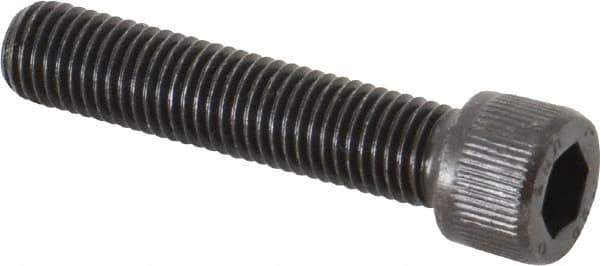 Unbrako - 5/16-24 UNF Hex Socket Drive, Socket Cap Screw - Alloy Steel, Black Oxide Finish, 1-1/2" Length Under Head - Exact Industrial Supply
