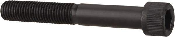 Unbrako - 5/16-24 UNF Hex Socket Drive, Socket Cap Screw - Alloy Steel, Black Oxide Finish, 2-1/4" Length Under Head - Exact Industrial Supply