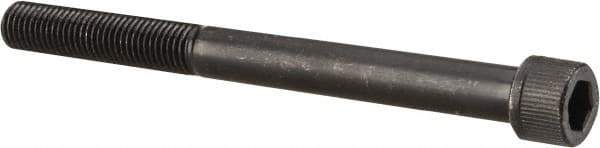 Unbrako - 5/16-24 UNF Hex Socket Drive, Socket Cap Screw - Alloy Steel, Black Oxide Finish, 3-1/2" Length Under Head - Exact Industrial Supply