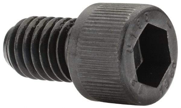 Unbrako - 3/8-16 UNC Hex Socket Drive, Socket Cap Screw - Alloy Steel, Black Oxide Finish, 5/8" Length Under Head - Exact Industrial Supply