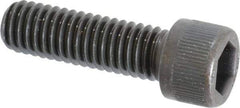 Unbrako - 3/8-16 UNC Hex Socket Drive, Socket Cap Screw - Alloy Steel, Black Oxide Finish, 1-1/4" Length Under Head - Exact Industrial Supply