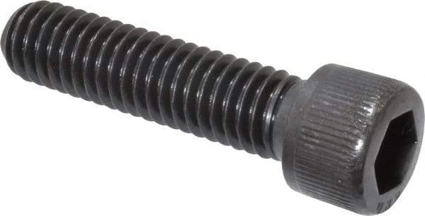 Unbrako - 3/8-16 UNC Hex Socket Drive, Socket Cap Screw - Alloy Steel, Black Oxide Finish, 1-1/2" Length Under Head - Exact Industrial Supply