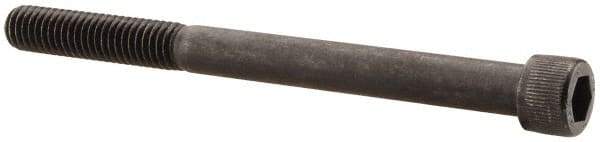 Unbrako - 3/8-16 UNC Hex Socket Drive, Socket Cap Screw - Alloy Steel, Black Oxide Finish, 4-1/2" Length Under Head - Exact Industrial Supply