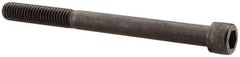 Unbrako - 3/8-16 UNC Hex Socket Drive, Socket Cap Screw - Alloy Steel, Black Oxide Finish, 4-1/2" Length Under Head - Exact Industrial Supply