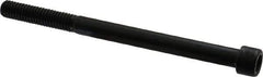 Unbrako - 3/8-16 UNC Hex Socket Drive, Socket Cap Screw - Alloy Steel, Black Oxide Finish, 5" Length Under Head - Exact Industrial Supply
