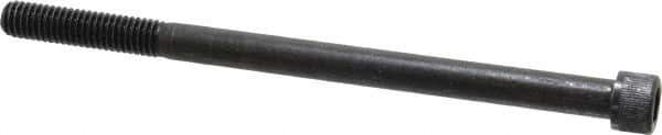 Unbrako - 3/8-16 UNC Hex Socket Drive, Socket Cap Screw - Alloy Steel, Black Oxide Finish, 6" Length Under Head - Exact Industrial Supply