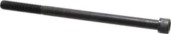 Unbrako - 3/8-16 UNC Hex Socket Drive, Socket Cap Screw - Alloy Steel, Black Oxide Finish, 6" Length Under Head - Exact Industrial Supply