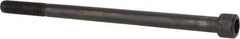 Unbrako - 3/8-16 UNC Hex Socket Drive, Socket Cap Screw - Alloy Steel, Black Oxide Finish, 6-1/2" Length Under Head - Exact Industrial Supply