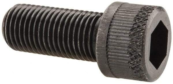 Unbrako - 3/8-24 UNF Hex Socket Drive, Socket Cap Screw - Alloy Steel, Black Oxide Finish, 7/8" Length Under Head - Exact Industrial Supply