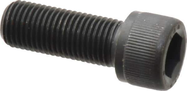 Unbrako - 3/8-24 UNF Hex Socket Drive, Socket Cap Screw - Alloy Steel, Black Oxide Finish, 1" Length Under Head - Exact Industrial Supply